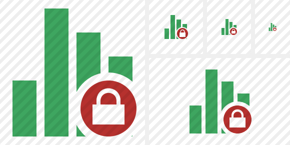 Icone Chart Lock