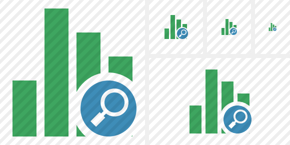 Icone Chart Search