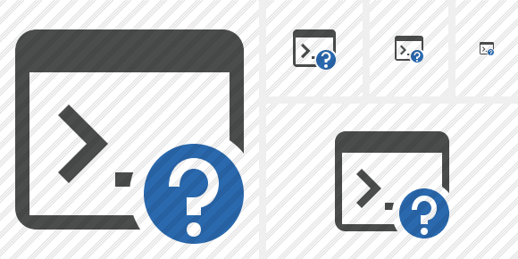 Icone Command Prompt Help