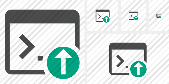 Icone Command Prompt Upload