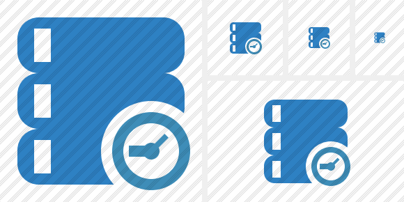 Database Clock Icon