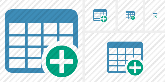 Database Table Add Icon