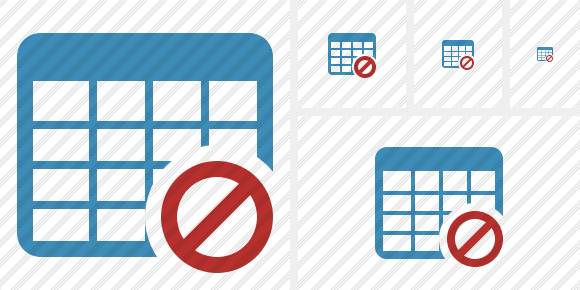 Database Table Block Icon