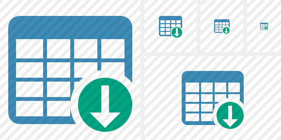 Icone Database Table Download