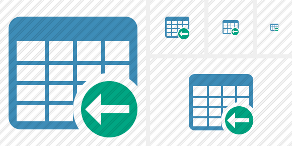 Icone Database Table Previous