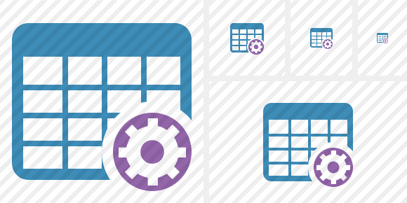  Database Table Settings