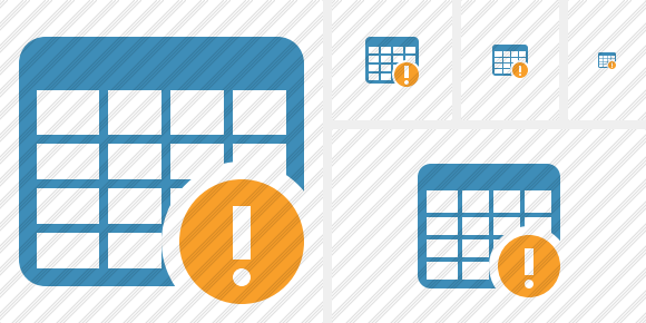  Database Table Warning