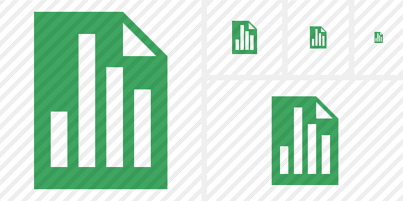 Icone Document Chart