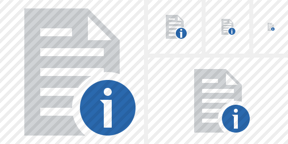 Icone Document Information