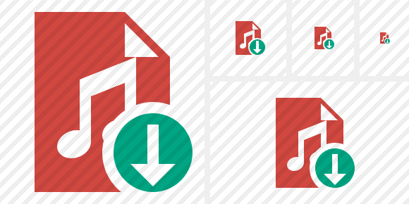 File Music Download Icon