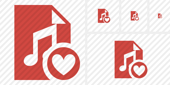 File Music Favorites Icon