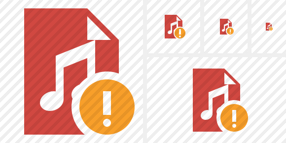 File Music Warning Icon