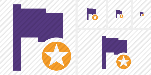  Flag Purple Star