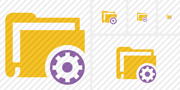 Icone Folder Documents Settings