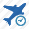 Airplane 2 Clock Icon