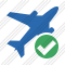 Airplane 2 Ok Icon