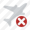 Airplane Cancel Icon