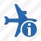 Airplane Horizontal 2 Information Icon