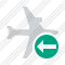 Airplane Horizontal Previous Icon