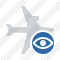 Airplane Horizontal View Icon