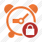 Alarm Clock Lock Icon