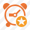 Alarm Clock Star Icon