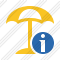 Beach Umbrella Information Icon