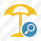 Beach Umbrella Search Icon