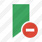 Bookmark Green Stop Icon