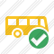 Bus Ok Icon