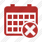 Calendar Cancel Icon