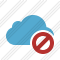 Cloud Blue Block Icon