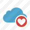 Cloud Blue Favorites Icon