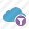 Cloud Blue Filter Icon