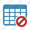 Database Table Block Icon