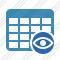 Database Table View Icon