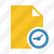 Document Blank 2 Clock Icon