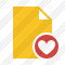 Document Blank 2 Favorites Icon