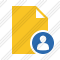 Document Blank 2 User Icon