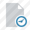 Document Blank Clock Icon