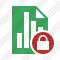 Document Chart Lock Icon