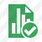 Document Chart Ok Icon