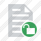 Document Unlock Icon