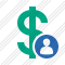 Dollar User Icon