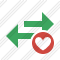 Exchange Horizontal Favorites Icon