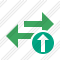 Exchange Horizontal Upload Icon