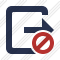 Exit Block Icon