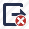 Exit Cancel Icon