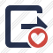 Exit Favorites Icon