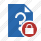 File Help Lock Icon